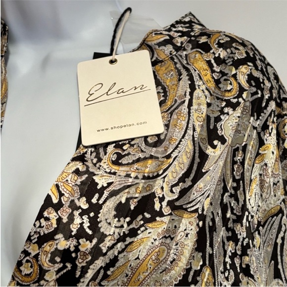 NWT Elan Paisley Midi Dress - Picture 3 of 8